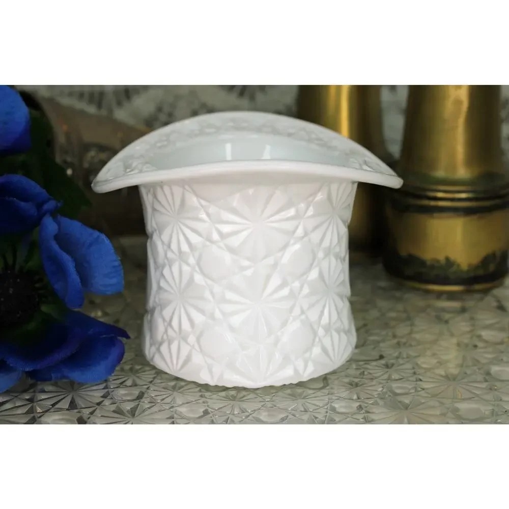 Milk Glass Fenton Top Hat Planter